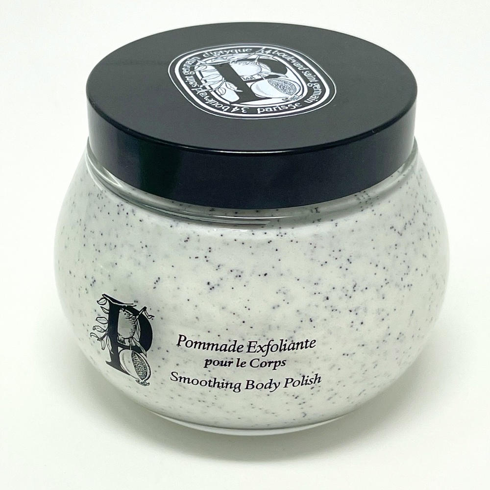 diptyque | SMOOTHING BODY POLISH 200 ml 6.8 oz | NIB w/ Cloth Drawstring Dust